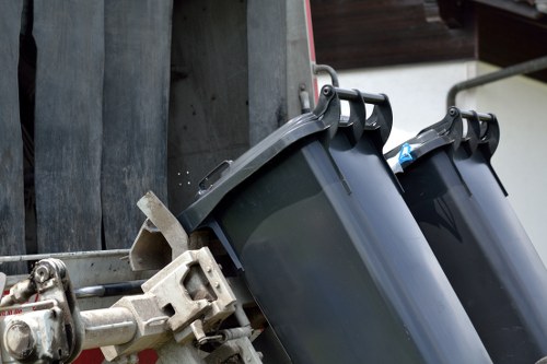 Residents disposing of old furniture in Lime Garden